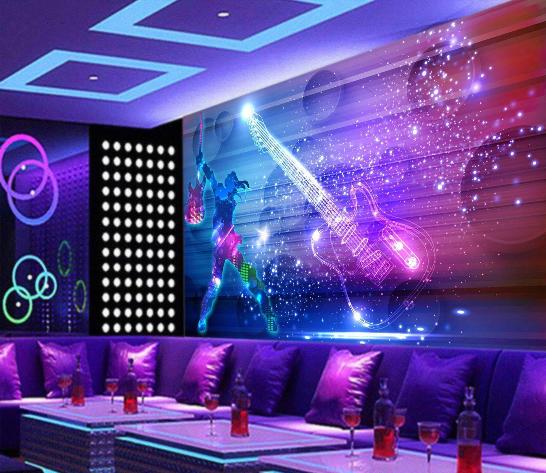 3D Fantasy Guitar 492 Wallpaper AJ Wallpaper 2 