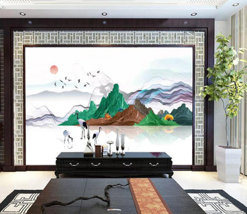 3D Colored Valley WC07 Wall Murals Wallpaper AJ Wallpaper 2 