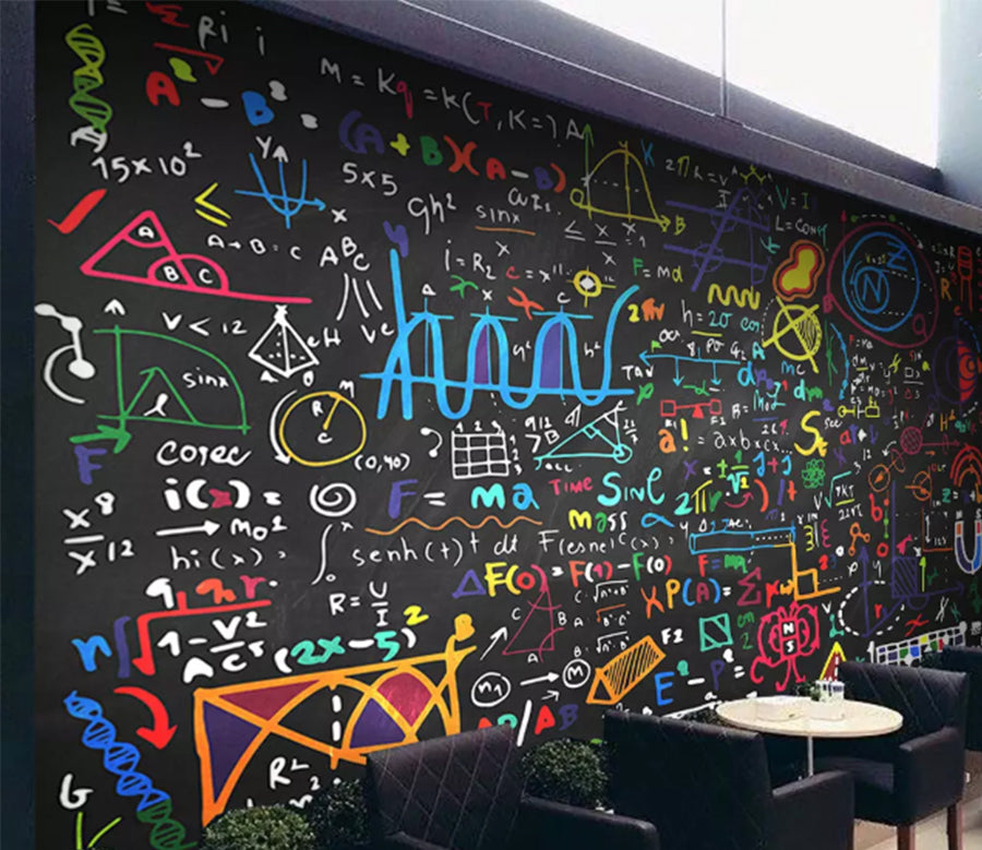 3D Color Graffiti 2051 Wall Murals