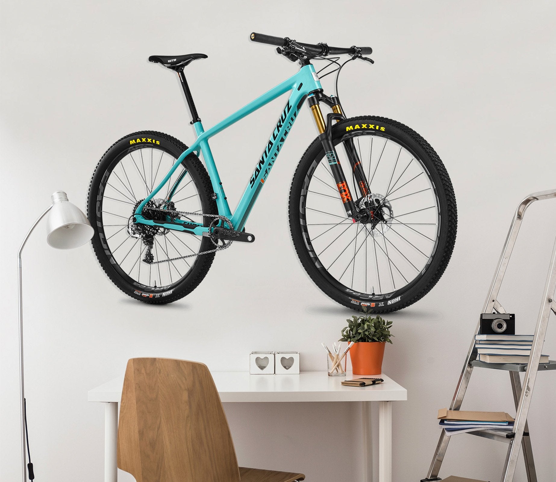 3D Red Line Bikes 127 Vehicles Wallpaper AJ Wallpaper 