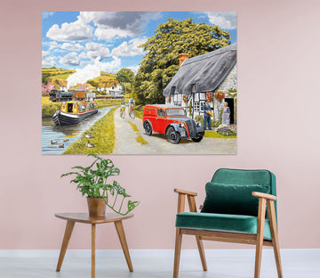 3D Parcel For Canal Cottage 054 Trevor Mitchell Wall Sticker