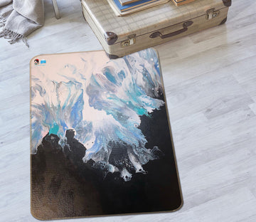 3D Black Light Blue 40021 Valerie Latrice Rug Non Slip Rug Mat