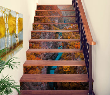3D Valley In Autumn 280 Stair Risers