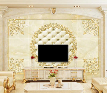 3D Golden Stripes WC74 Wall Murals Wallpaper AJ Wallpaper 2 