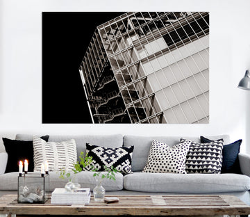 3D White Building 014 Noirblanc777 Wall Sticker