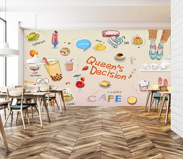 3D Summer Drink 3025 Wall Murals