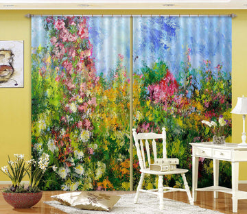 3D Flowers Everywhere 048 Allan P. Friedlander Curtain Curtains Drapes
