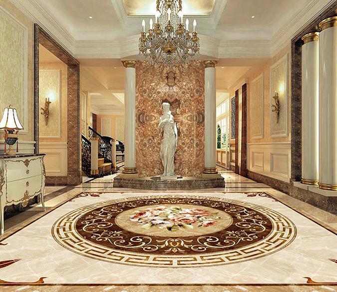 3D Colorful Pattern WG075 Floor Mural Wallpaper AJ Wallpaper 2 