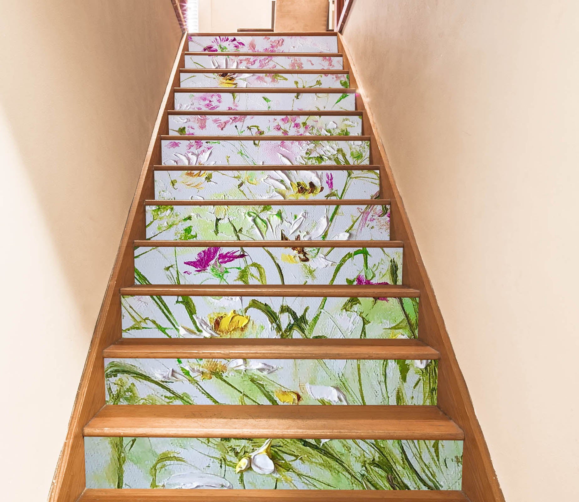 3D Pigment Flower 393 Skromova Marina Stair Risers