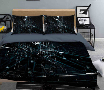 3D Steel Shelf 2011 Noirblanc777 Bedding Bed Pillowcases Quilt