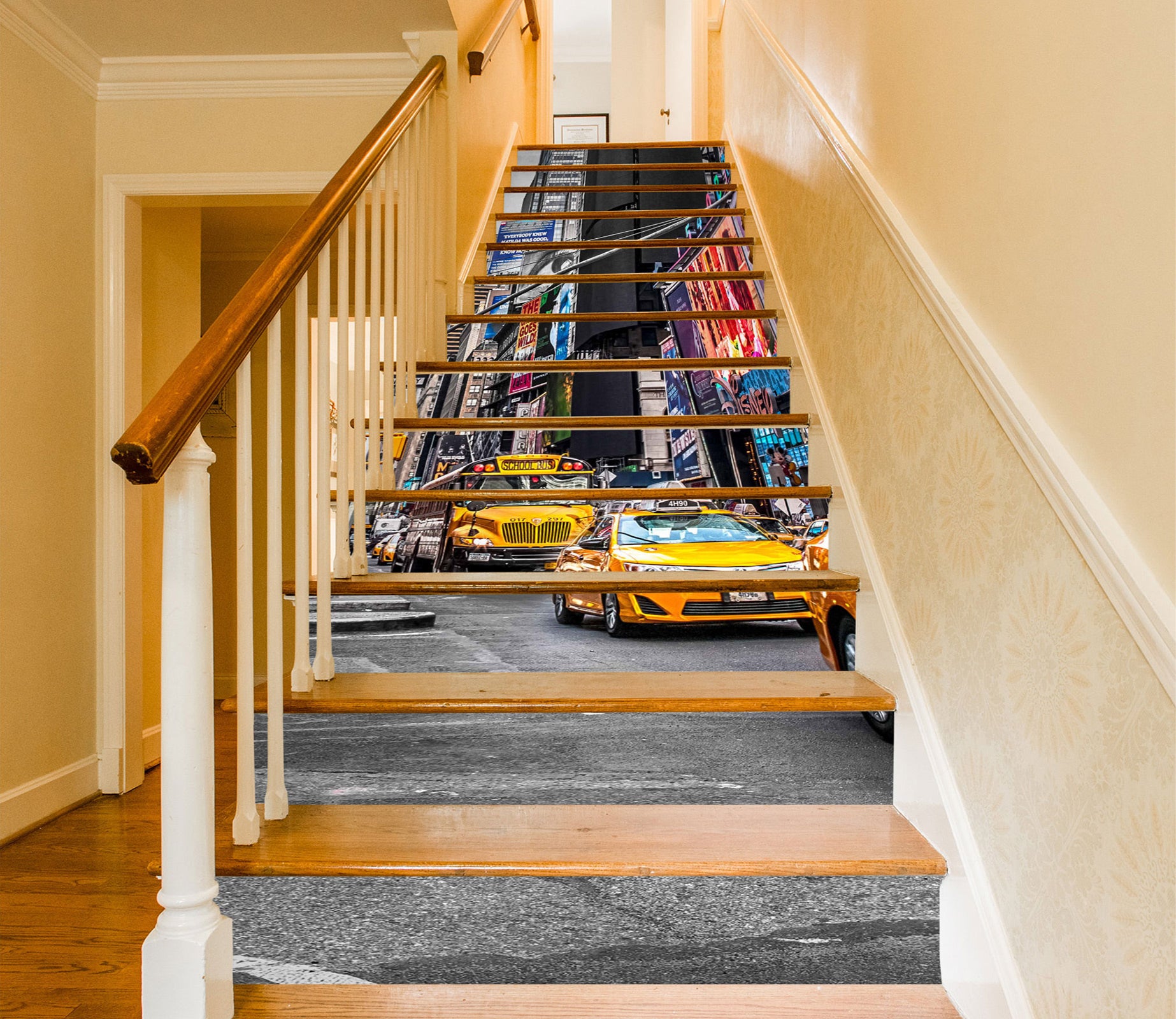 3D New York City Taxi 9990 Assaf Frank Stair Risers