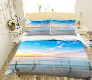 3D Sunset Beach Sea 1024 Assaf Frank Bedding Bed Pillowcases Quilt