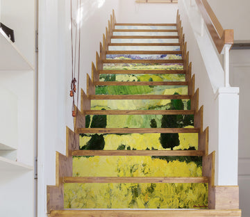 3D Yellow-Green Fields 89140 Allan P. Friedlander Stair Risers