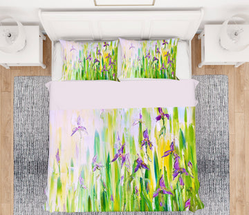 3D Purple Flower 448 Skromova Marina Bedding Bed Pillowcases Quilt