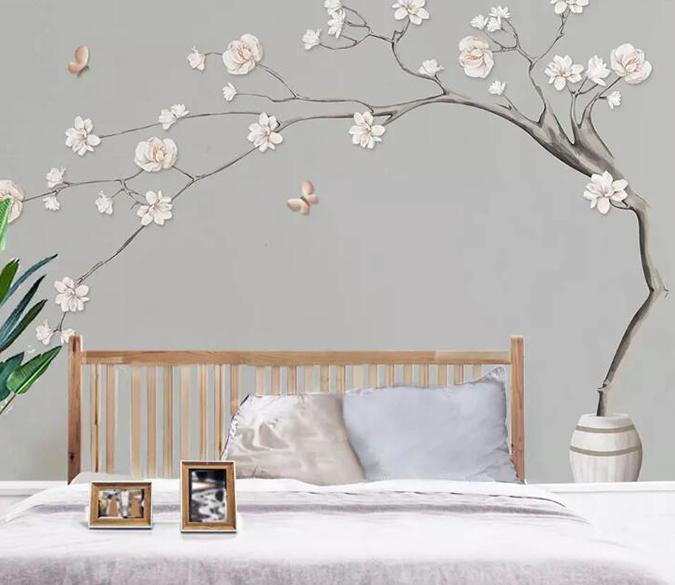 3D Pretty Flowers 378 Wall Murals Wallpaper AJ Wallpaper 2 