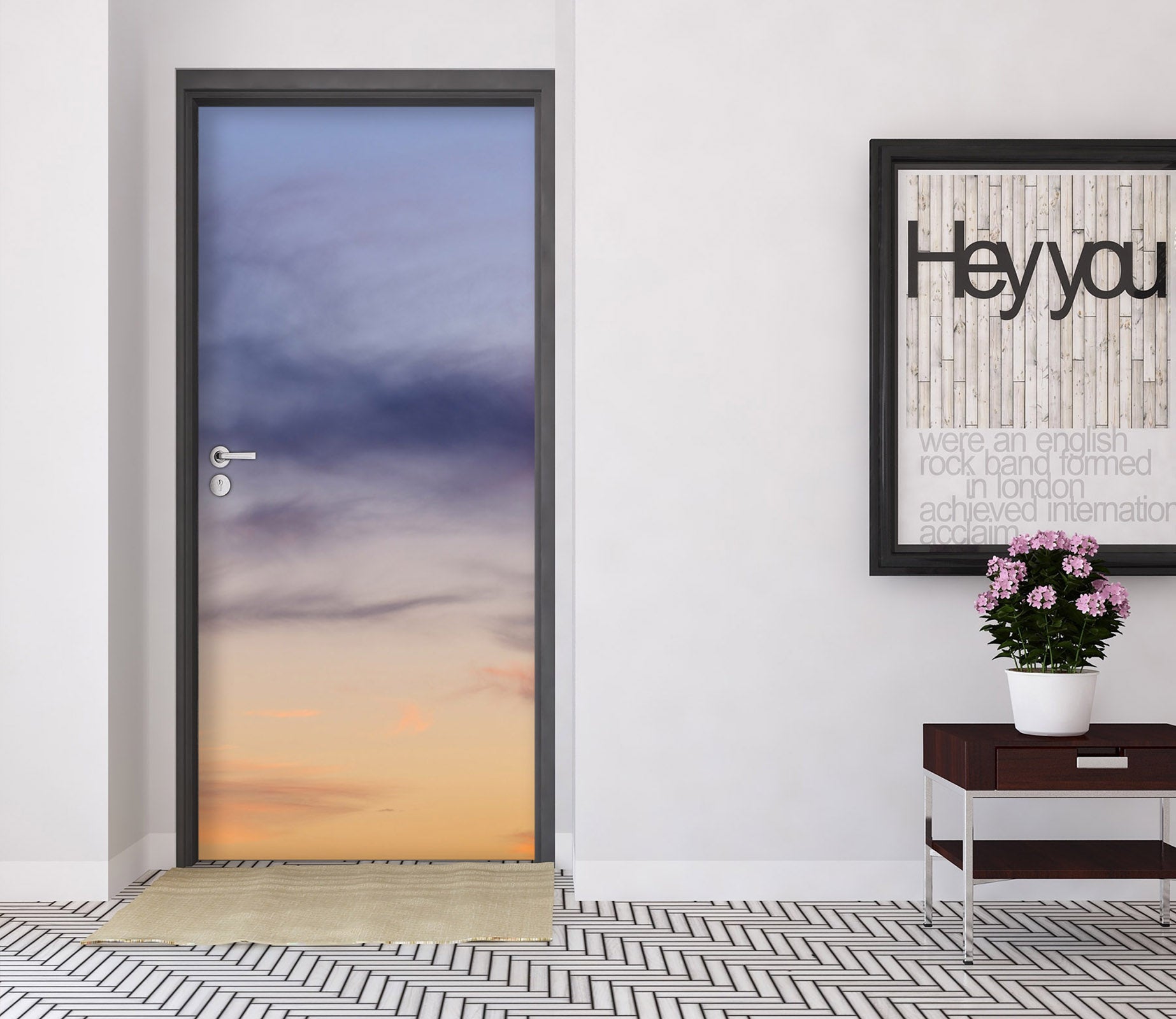 3D Blue Sky 5198 Assaf Frank Door Mural