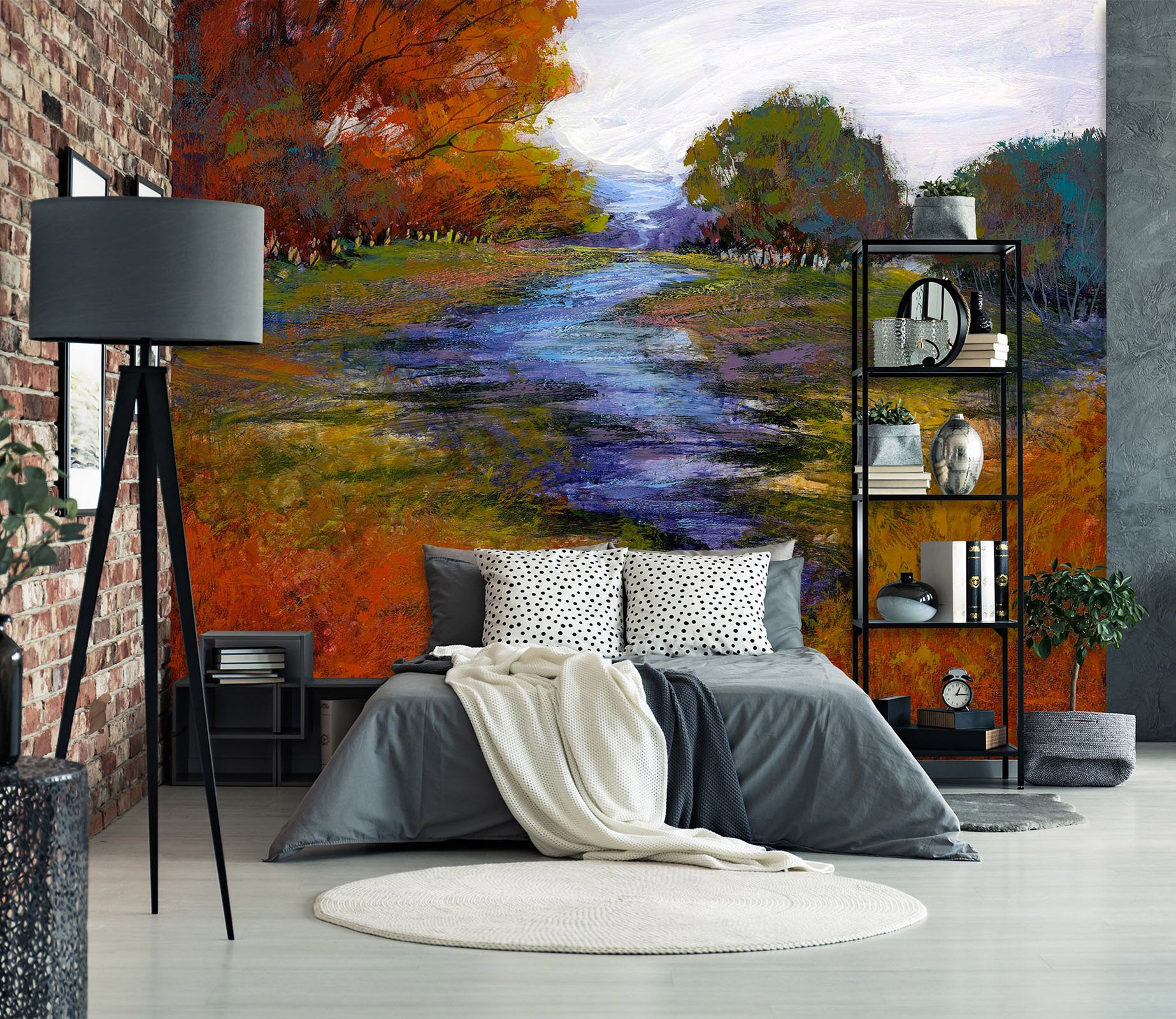 3D Clear Stream 1546 Michael Tienhaara Wall Mural Wall Murals