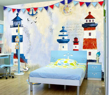 3D Colored Castle WC17 Wall Murals Wallpaper AJ Wallpaper 2 