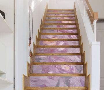 3D Purple Texture 3937 Skromova Marina Stair Risers