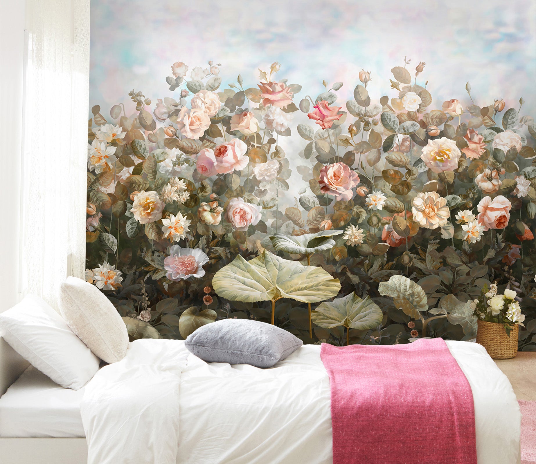 3D Beautiful Lotus 1552 Wall Murals