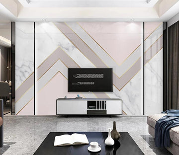 3D Elegant Layered Triangle 736 Wall Murals