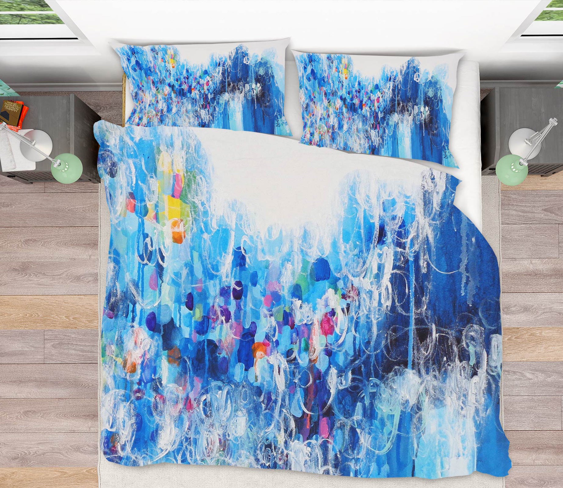 3D Blue Art Painting 1118 Misako Chida Bedding Bed Pillowcases Quilt