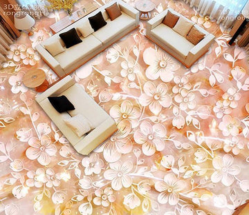 3D Cute Flowers WG274 Floor Mural Wallpaper AJ Wallpaper 2 