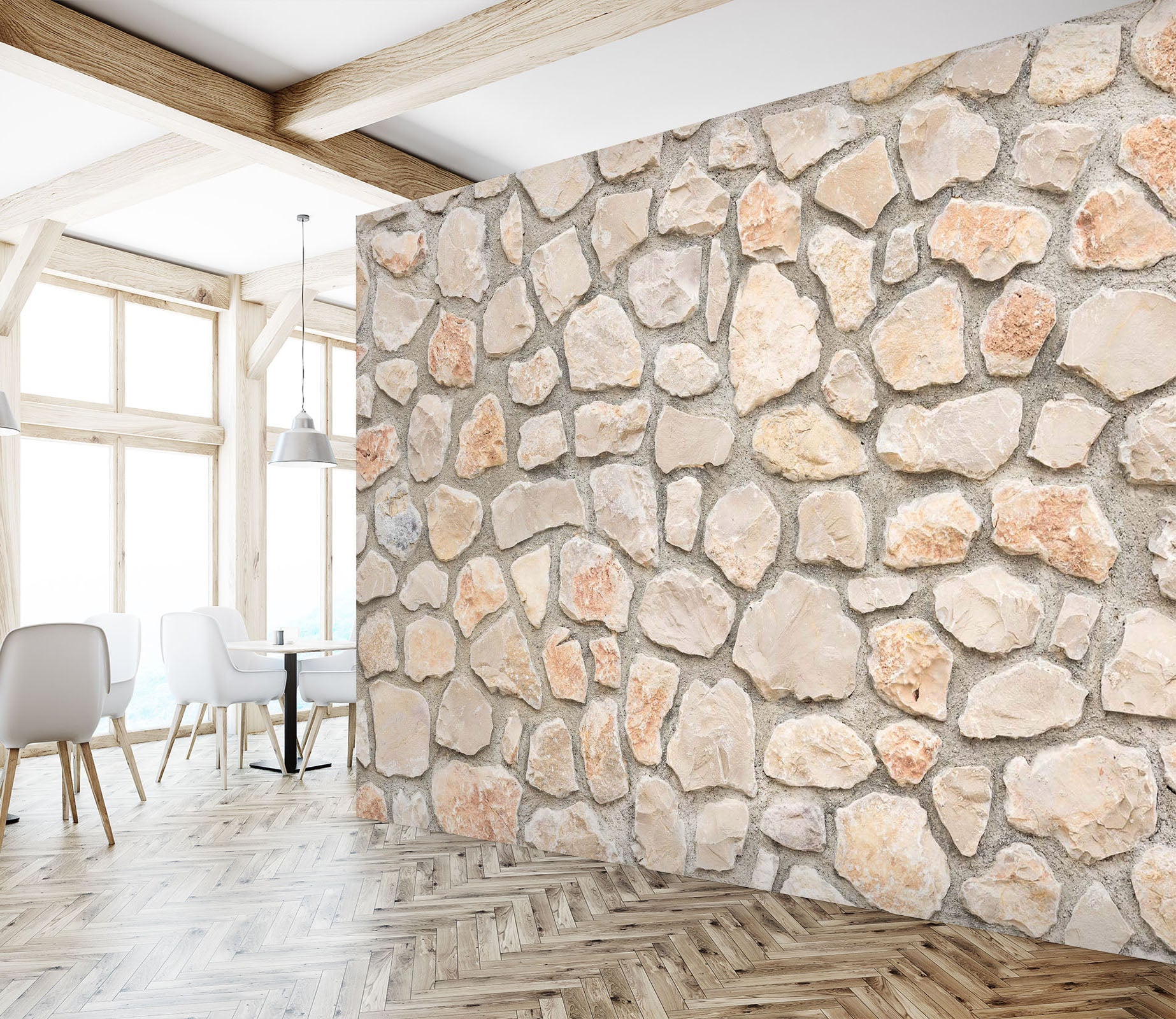 3D Stones Stacked 1516 Wall Murals