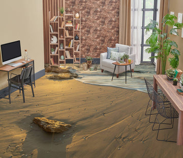 3D Beach Sand 9848 Assaf Frank Floor Mural  Wallpaper Murals Self-Adhesive Removable Print Epoxy