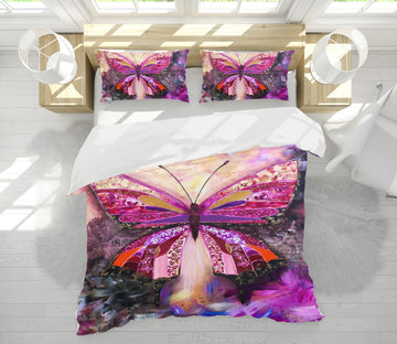 3D Purple Butterfly 558 Skromova Marina Bedding Bed Pillowcases Quilt