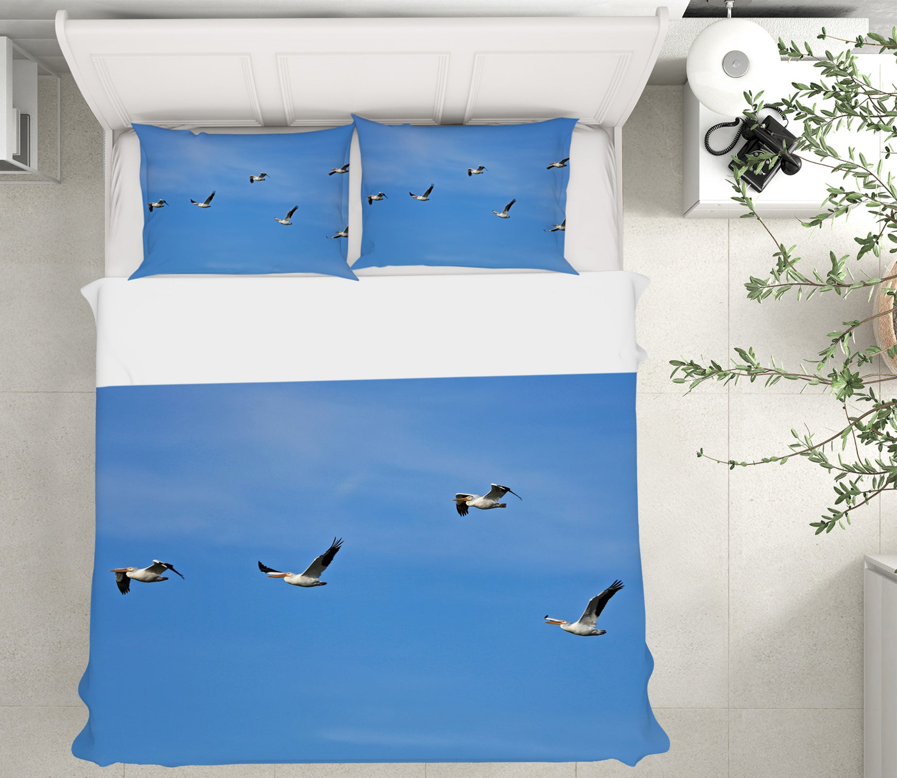 3D Seagull 11180 Kathy Barefield Bedding Bed Pillowcases Quilt