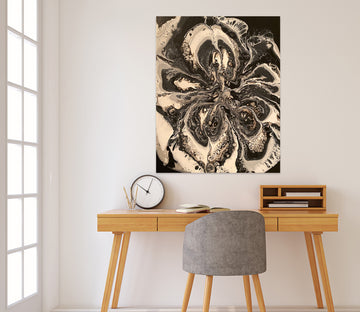 3D Black Pattern 8161 Valerie Latrice Wall Sticker