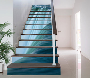 3D The Majestic Waterfall 397 Stair Risers