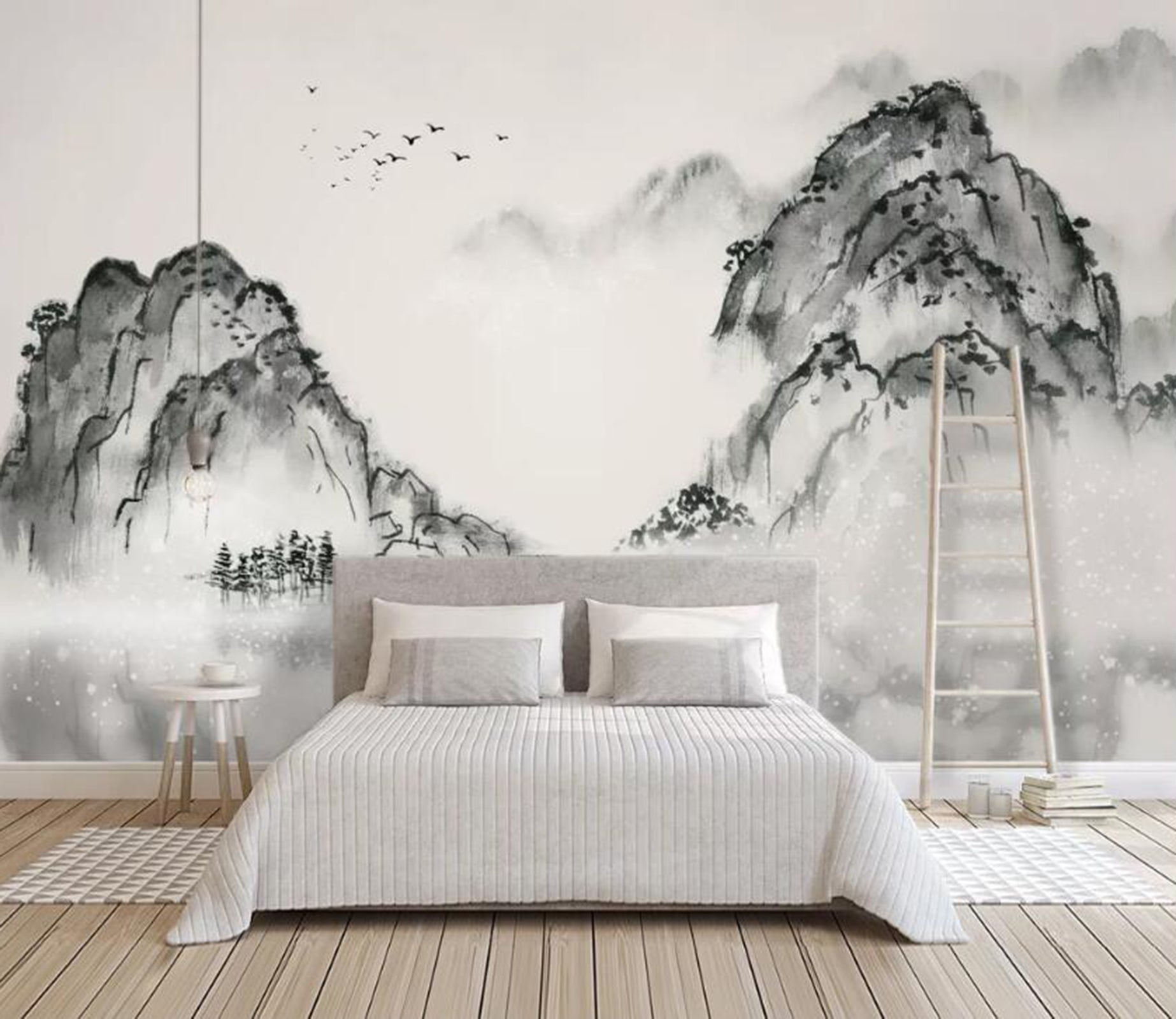 3D Misty Valley WC13 Wall Murals Wallpaper AJ Wallpaper 2 