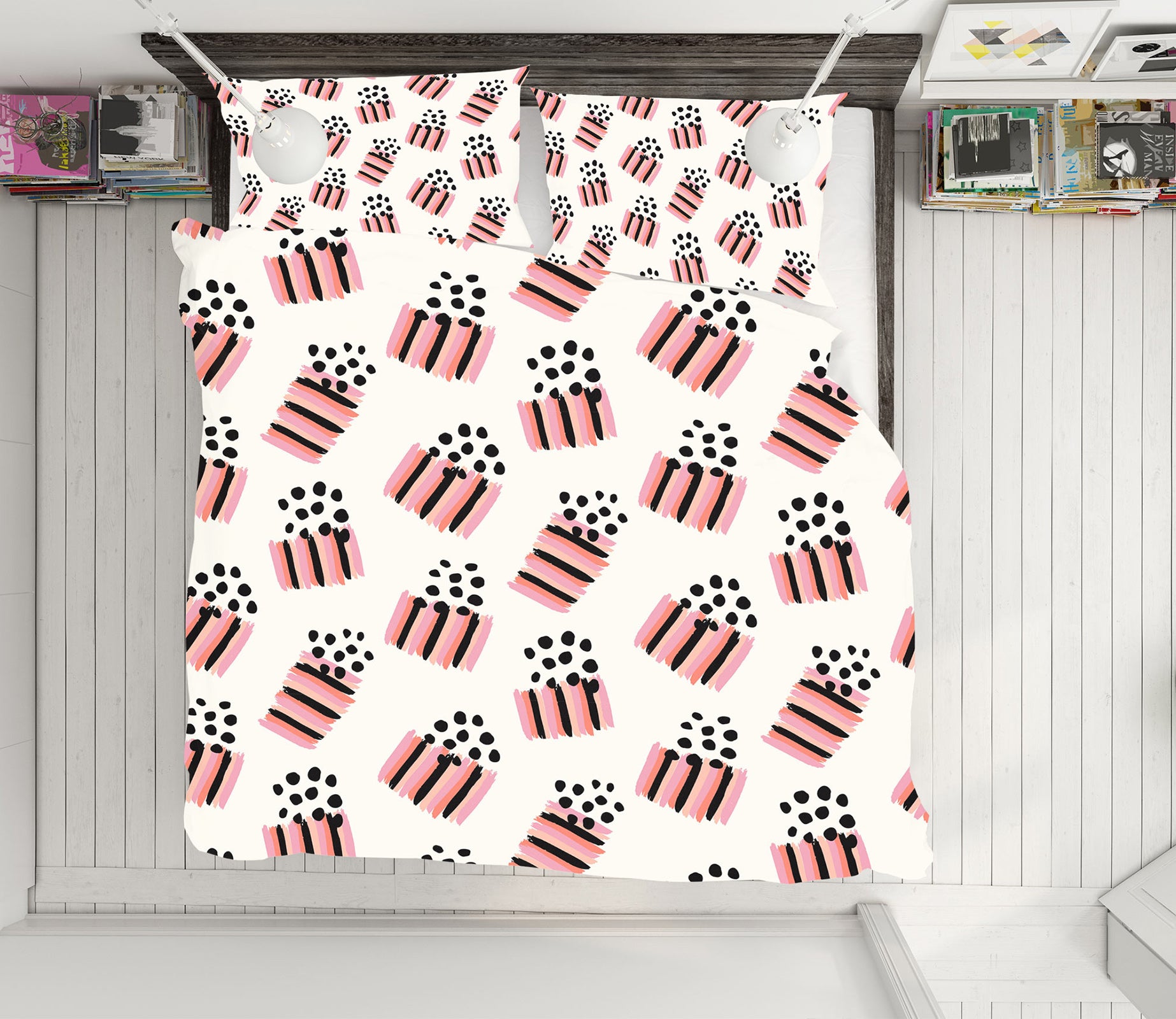 3D Pink Black Pattern 109168 Kashmira Jayaprakash Bedding Bed Pillowcases Quilt