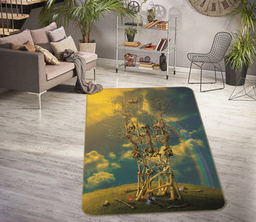 3D Life Cycle 1047 Vincent Hie Rug Non Slip Rug Mat