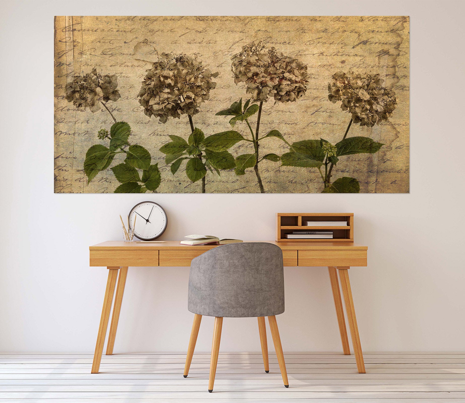 3D Sunset Flowers 033 Assaf Frank Wall Sticker