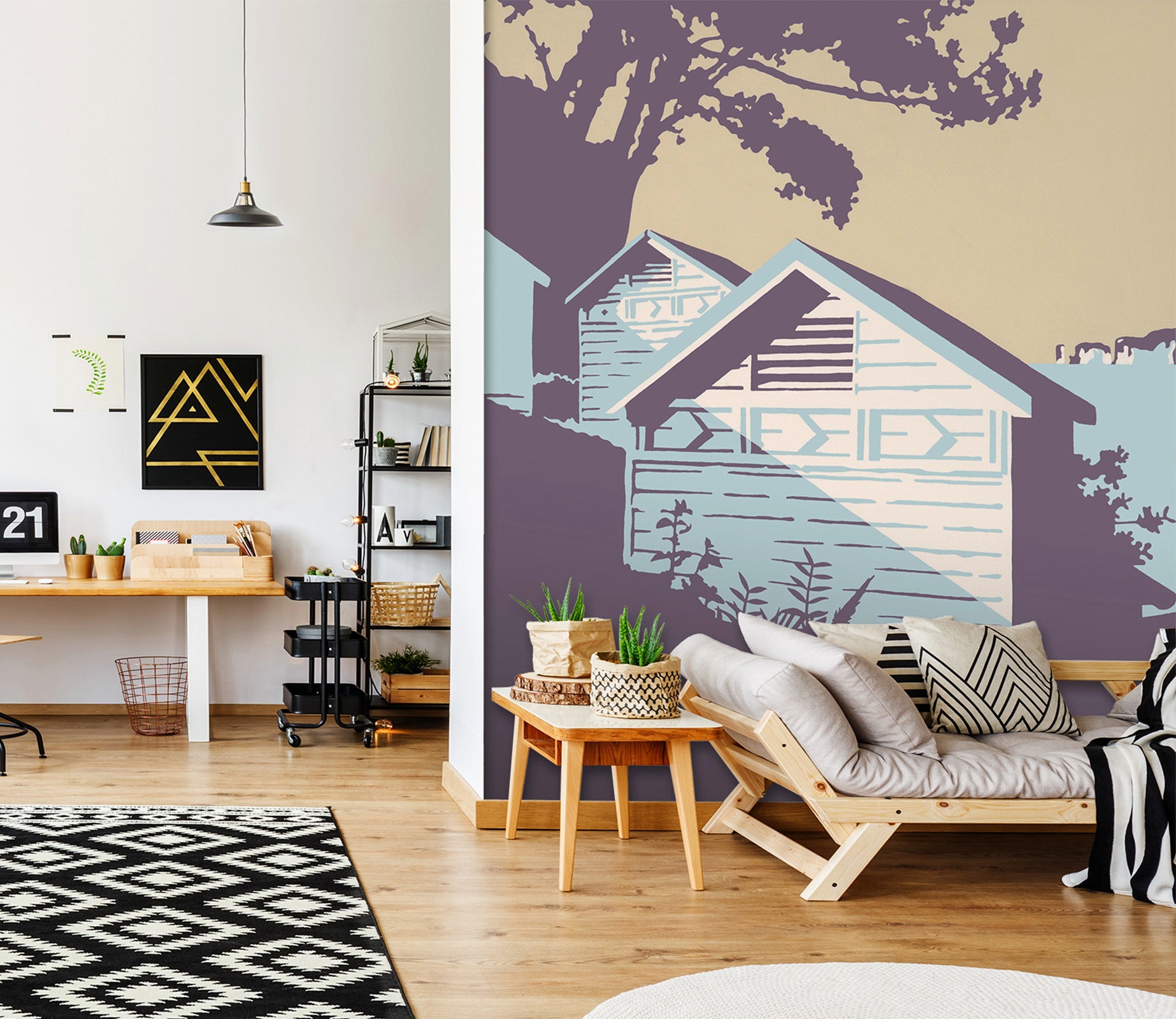 3D Canford Cliffs Old Harry Rocks 1008 Steve Read Wall Mural Wall Murals