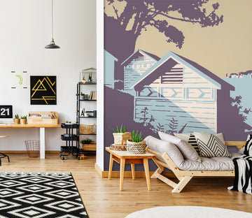 3D Canford Cliffs Old Harry Rocks 1008 Steve Read Wall Mural Wall Murals