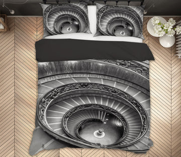 3D Black Spiral Staircase 1027 Assaf Frank Bedding Bed Pillowcases Quilt