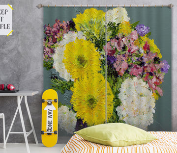 3D Bouquet 209 Allan P. Friedlander Curtain Curtains Drapes