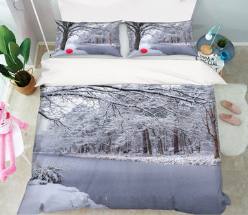 3D Snow Tree 85157 Assaf Frank Bedding Bed Pillowcases Quilt