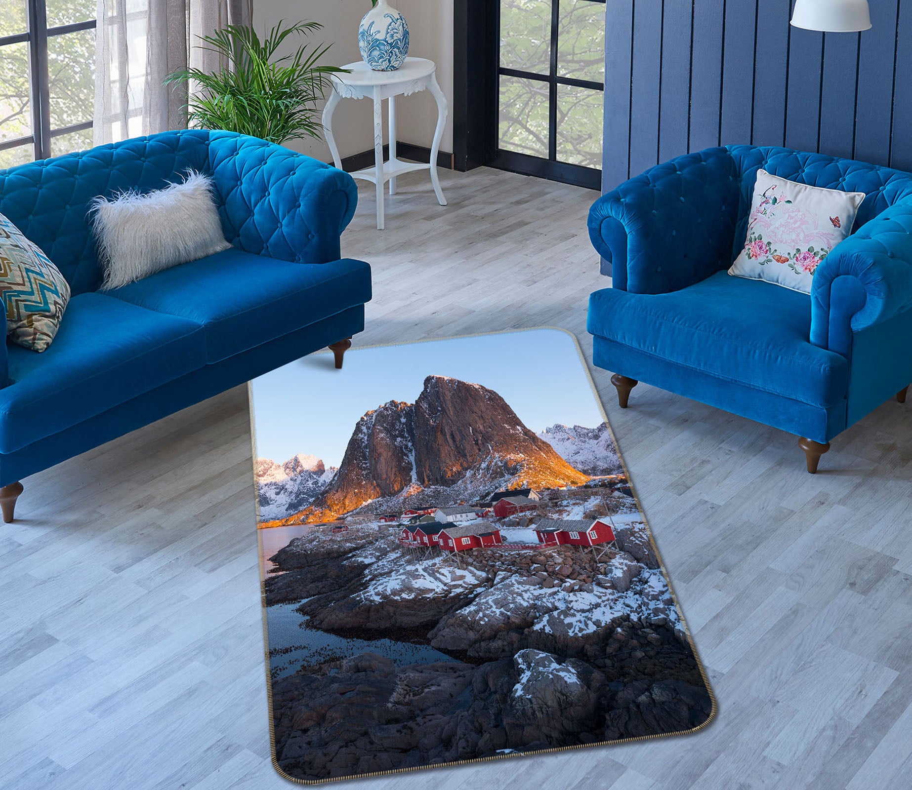 3D Volcanic Eruptions 1195 Marco Carmassi Rug Non Slip Rug Mat