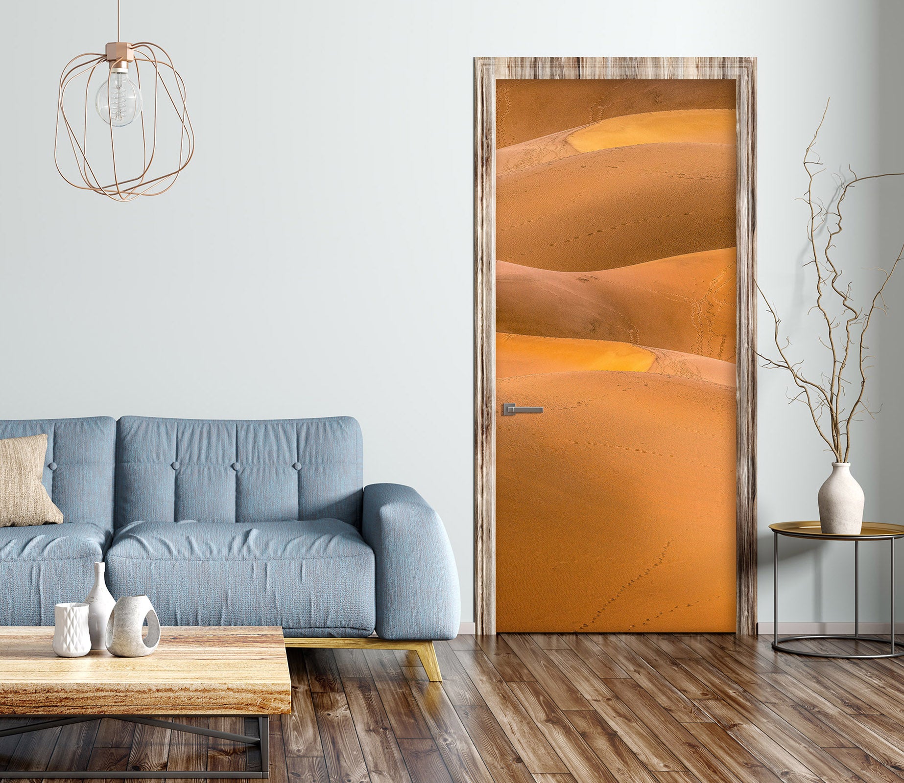 3D Gold Desert 119221 Marco Carmassi Door Mural