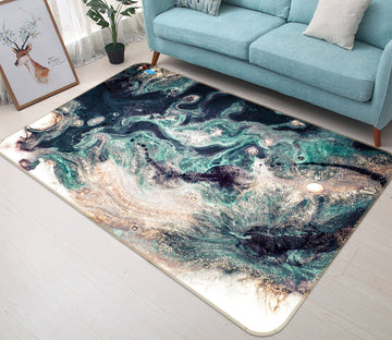 3D Green Quicksand 54 Non Slip Rug Mat Mat AJ Creativity Home 