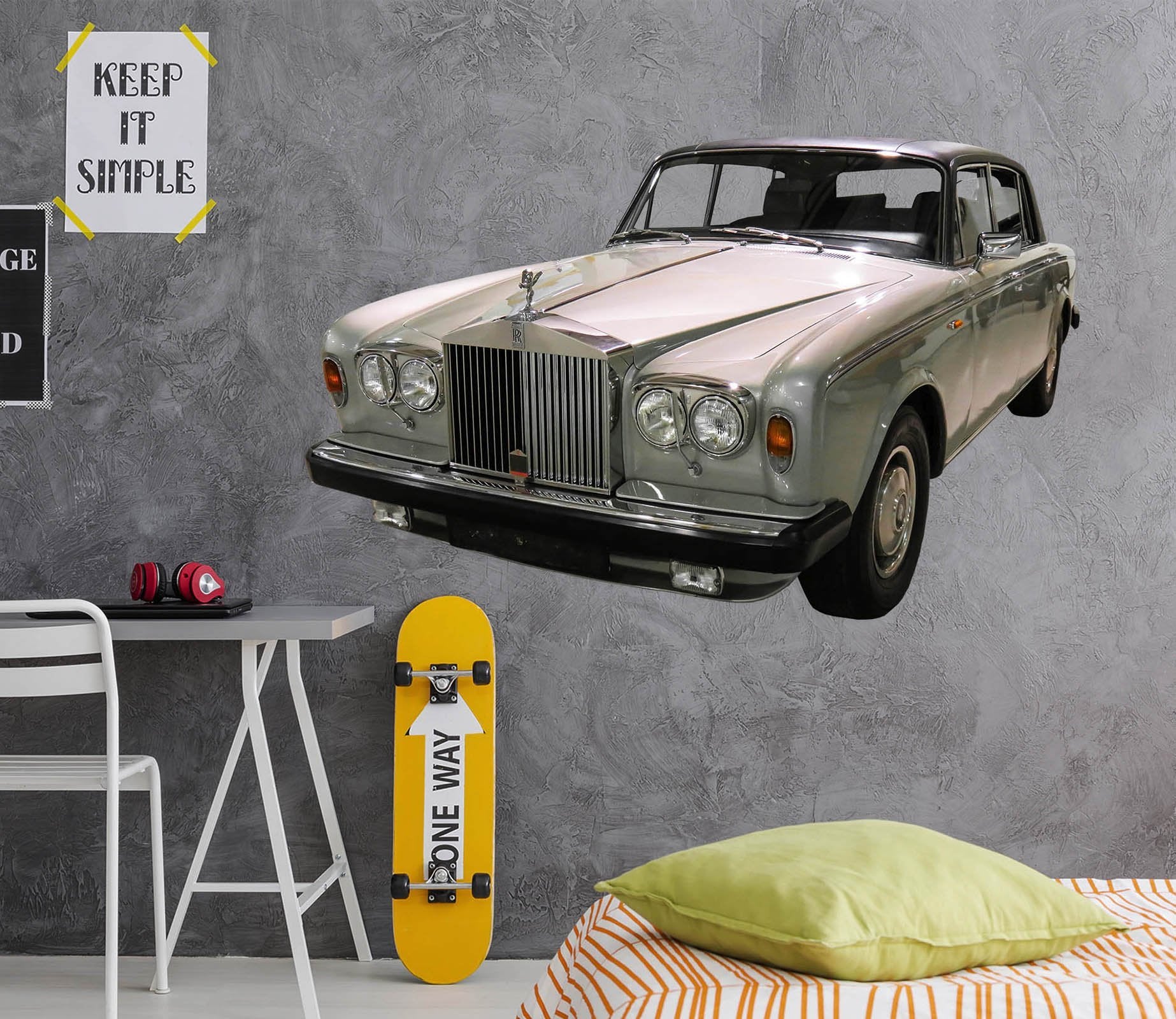 3D Rolls Royce White 0305 Vehicles Wallpaper AJ Wallpaper 