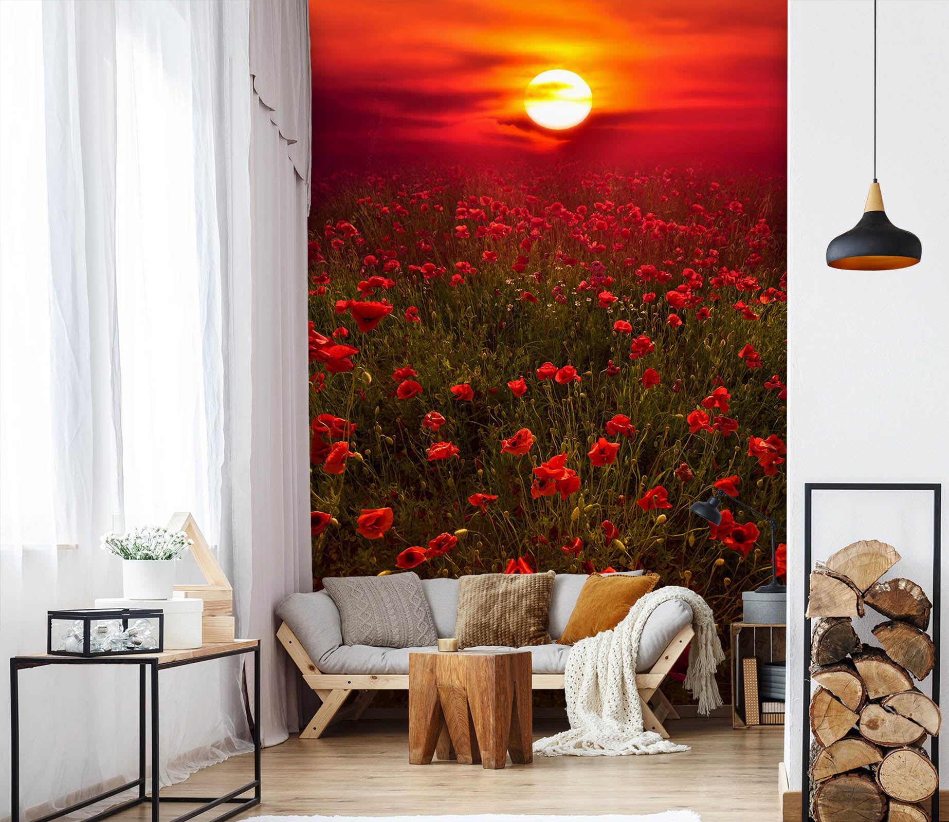 3D Warm Sunset 1460 Marco Carmassi Wall Mural Wall Murals