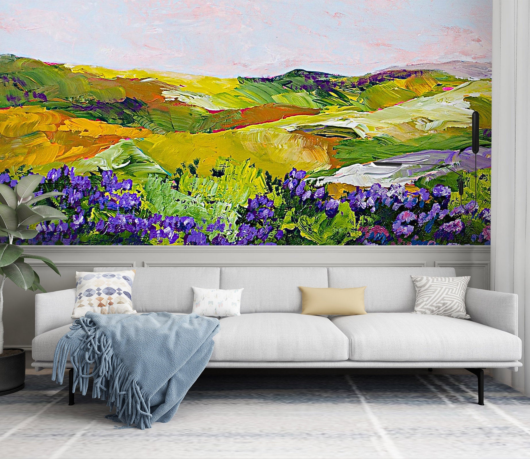 3D Colorful Garden 170 Allan P. Friedlander Wall Mural Wall Murals