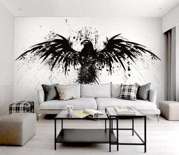 3D Black Crow WG47 Wall Murals Wallpaper AJ Wallpaper 2 