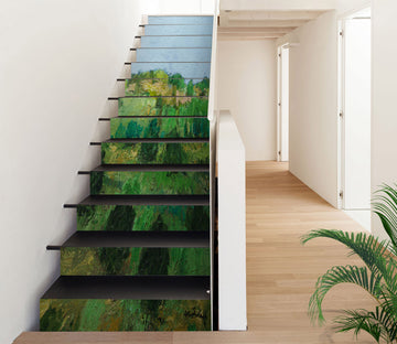 3D Grass Tree Oil Painting 9031 Allan P. Friedlander Stair Risers